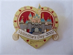 Disney Trading Pin  9819 Disneyland Valentine's Day - 2002 (Sleeping Beauty's Castle In Heart)