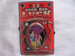 Disney Trading Pins 98375: DLP - Pin Good luck Bad luck Snow White