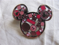 Disney Trading Pin 98481: Mickey Mouse Icon - Jeweled Pink