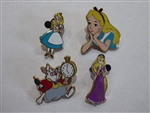 Disney Trading Pins ACME/HotArt - Curiouser and Curiouser - 4 pin set