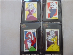 Disney Trading Pin ACME Princess Pinup 4 Pin Set