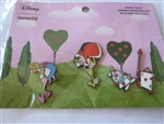 Disney Trading Pins Loungefly Disney Alice in Wonderland 4pc Pin Set