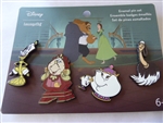 Disney Trading Pins Loungefly - Beauty And The Beast - Library Scene 4pc Pin Set
