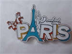 Disney Trading Pin DLP - Chip and Dale Disneyland Paris Logo