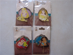 Disney Trading Pin Disney Employee Center DEC Princess & Pals Set