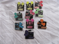 Disney Trading Pin Mickey Expression - Complete set of 10 Pins