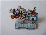 Disney Trading Pin THE MAGIC IS BACK Mickey Castle Dangle