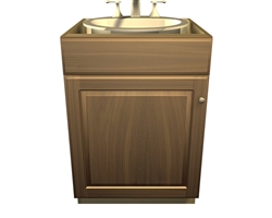 1 door 1 false front sink base cabinet