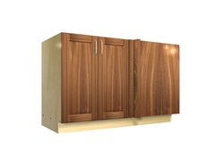 2 door blind corner base cabinet (RIGHT side hinged with integrated filler)