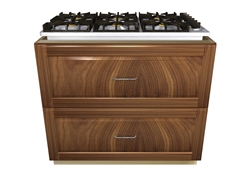 2 drawer cooktop base cabinet