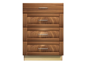 4 drawer base cabinet