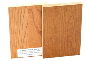 Cherry wood sample