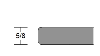 Bullnose cap for use on top of crown molding packages