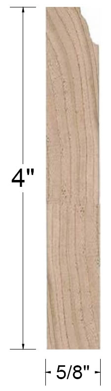 Base Molding (4" Ogee)