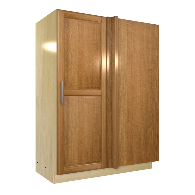 1 door blind corner TALL cabinet (RIGHT side hinged with integrated filler)