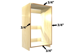 0 door refrigerator enclosure (fully integrated refrigerators)