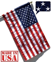 2.5x4 FT U.S. American Flag (Sleeve) - Made in America