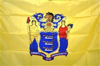 3' x 5' New Jersey Flag - Nylon