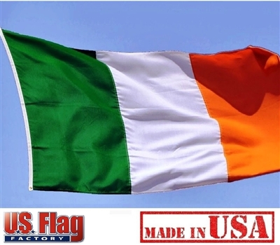 5'x8' Ireland Irish Flag (Sewn Stripes) - Outdoor Nylon
