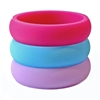 AKTYVUS&reg; Womens's Pastel Silicone Wedding Band Combo Pack