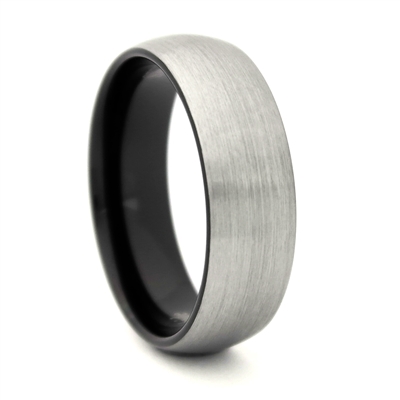 STEEL REVOLTâ„¢  Wedding Band in satin finish