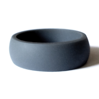 AKTYVUSâ„¢ Matte Grey Men's Silicone Wedding Band