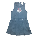 GIRLS YOUTH NAVY PLEATED JUMPER