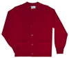 UNISEX ADULT RED CARDIGAN SWEATER