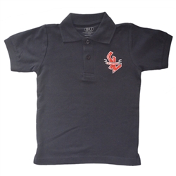 UNISEX ADULT SHORT SLEEVE NAVY POLO