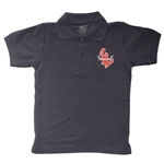 UNISEX YOUTH SHORT SLEEVE NAVY POLO