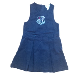 GIRLS YOUTH NAVY PLEATED JUMPER