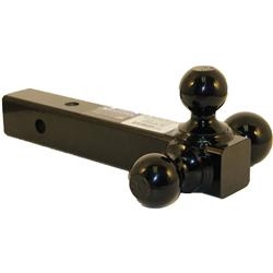B&W Hitches Triple Tow Ball Mount for 2 Receivers