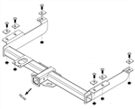 Blue Ox 2-in Hitch GMC Savana 3500