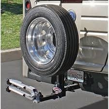 Roadmaster 195225-S Spare Tire Carrier for Your Motorhome w/ 2" Receiver Opening - 2" Hitches