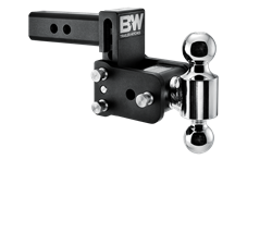 B&W Trailer Hitches Tow & Stow 2 INCH Adjustable Height and Multiple Ball Sizes TS10035B