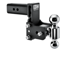 B&W Trailer Hitches Tow & Stow 2 1/2 INCH Adjustable Height and Multiple Ball Sizes TS20037B