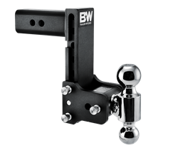 B&W Trailer Hitches Tow & Stow 2 1/2 INCH Adjustable Height and Multiple Ball Sizes TS20043B