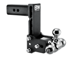B&W Trailer Hitches Tow & Stow 2 1/2 INCH Adjustable Height and Multiple Ball Sizes TS20049B