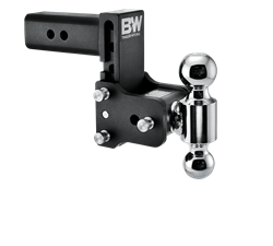 B&W Trailer Hitches Tow & Stow 3 INCH Adjustable Height and Multiple Ball Sizes TS30037B