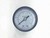 Pressure Gauge 1/4" NPT Center Back-mount Gauge 100psi 2"