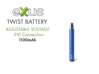 Exxus Twist 1100mAh Battery Blue