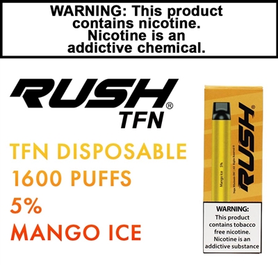 Rush TFN Mango Ice Disposable 50mg