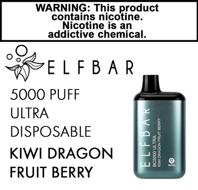 Elfbar Ultra Disposable Kiwi Dragon Fruit Berry 50mg