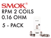 Smok RPM 2 0.16oHm Mesh Coils 5 Pack