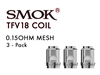 SMOK TFV18 0.15 Mesh Coils 3 Pack