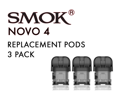 SMOK Novo 4 Replacement Pods 3 Pack