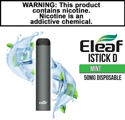 Eleaf Istick D - Mint - 50mg Disposable
