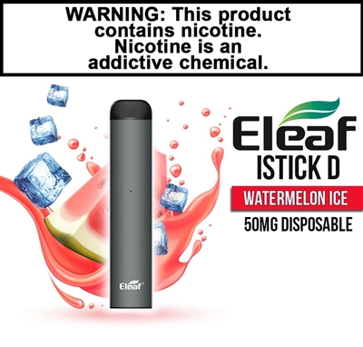 Eleaf Istick D - Watermelon Ice - 50mg Disposable