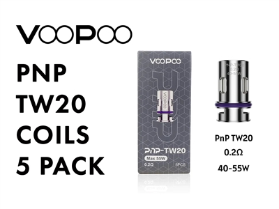 VooPoo PnP TW20 Replacement Coils 5 Pack