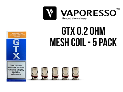 Vaporesso GTX Coil 5 Pack- 0.2 ohm Mesh